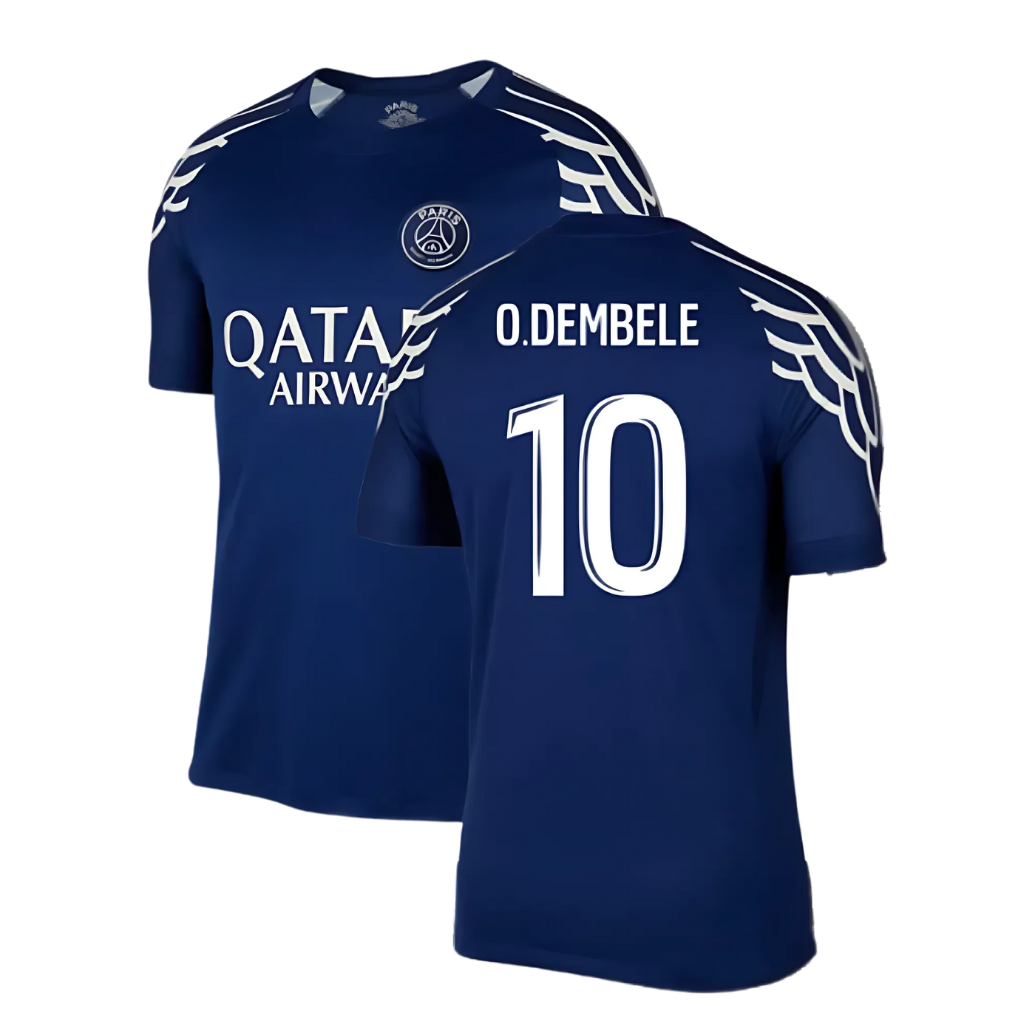PSG fjärdetröja 2024/25 med Dembélé-tryck – vuxenstorlek