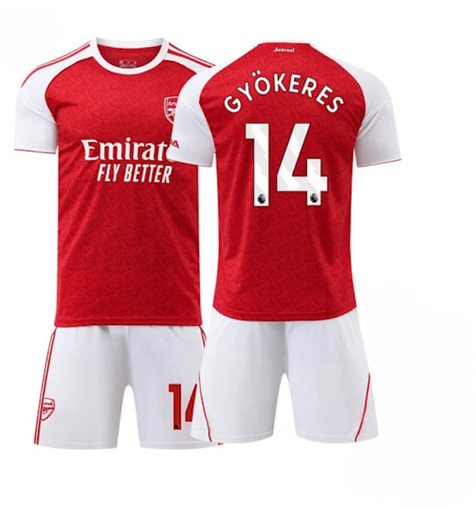 Fotbollströja Arsenal – Viktor Gyökeres – Barn – 2025/26 – Med Shorts