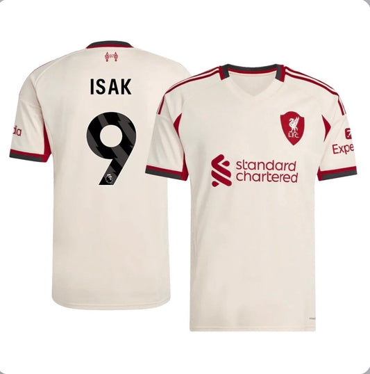 Fotbollströja Liverpool – Alexander Isak – Vuxen – 2025/26 – Bortaställ