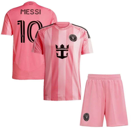 Fotbollströja Inter Miami – Lionel Messi – Barn – 2025/26 – Med Shorts
