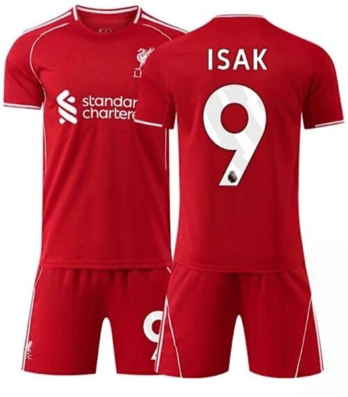 Fotbollströja Liverpool – Alexander Isak – Barn – 2025/26 – Hemmaställ