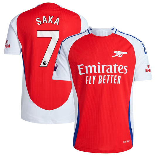Arsenal hemmatröja 2024/25 med Saka-tryck – vuxenstorlek